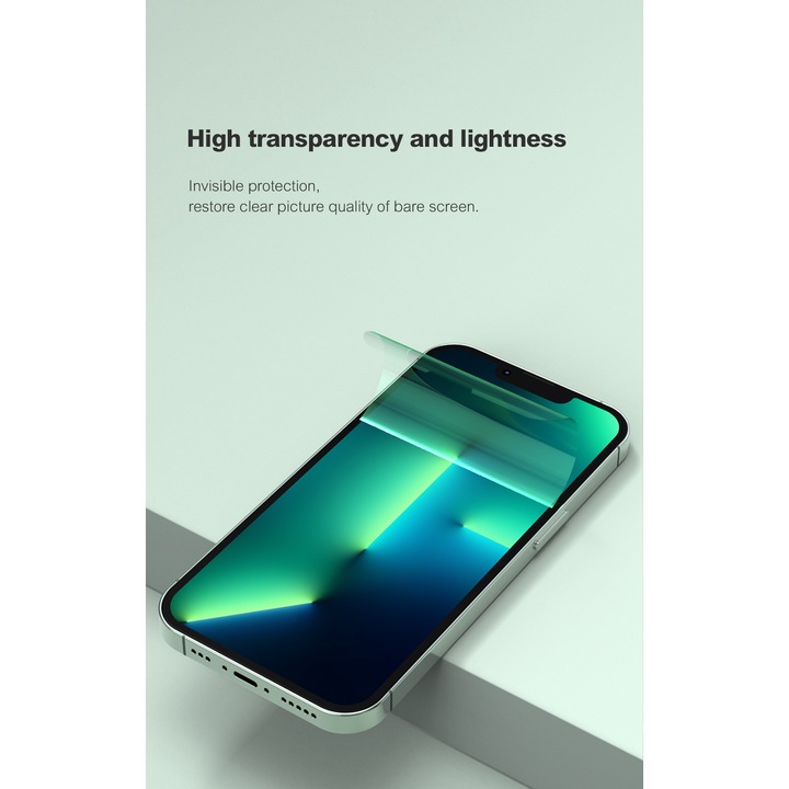 Защитно фолио за екран, Vimshi, Green-Ray, Regenerable Premium Hydrogel, Съвместимо с Oppo Find X3 Neo 5G