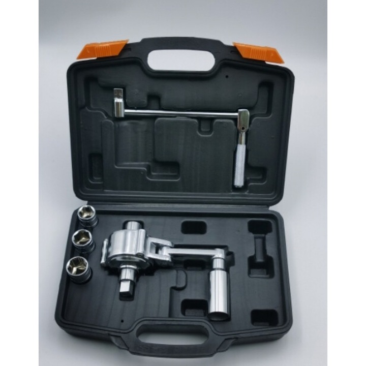 Динамометричен ключ MWAOWM, 3200N.M, 3 гнезда 17мм, 19мм, 21мм, за демонтаж на автомобилни колела