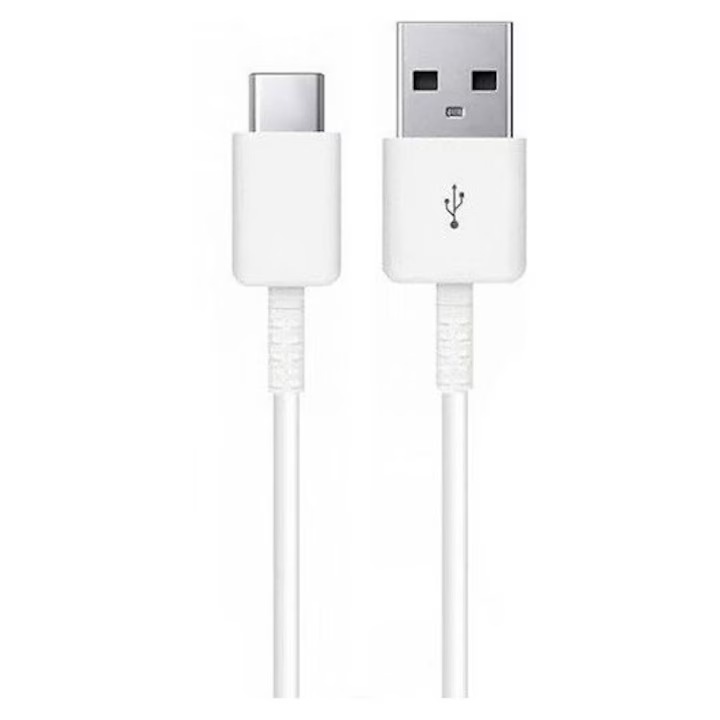 Cablu Date si Incarcare Samsung Incarcare Rapida 15W USB Type-C 1.5 Metri Bulk Alb