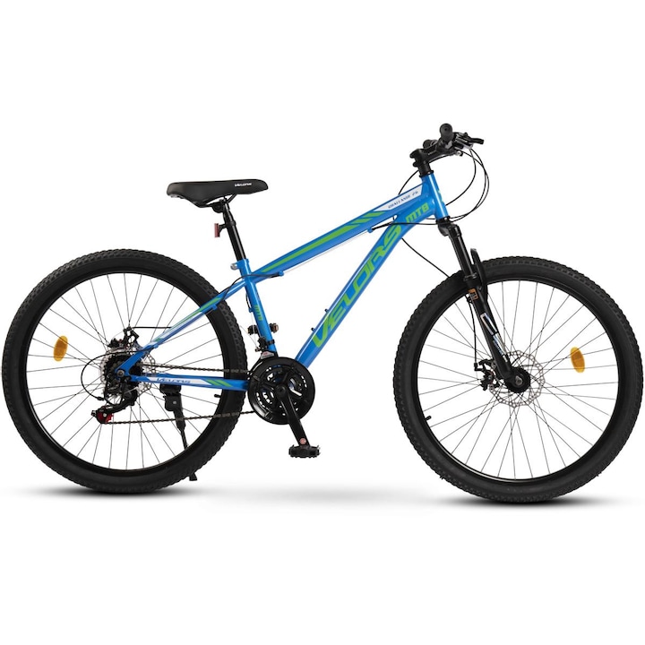 Kerékpár MTB-HT Velours Challenge 2.6 V2610A 26", kék/zöld/fehér