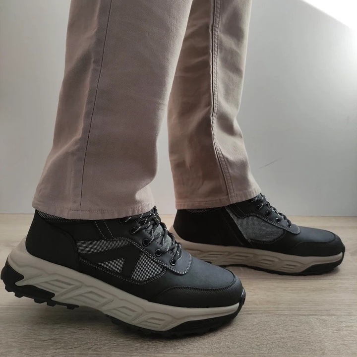 Ежедневни мъжки боти Franco Gerardo E3123 Black - Black, 41