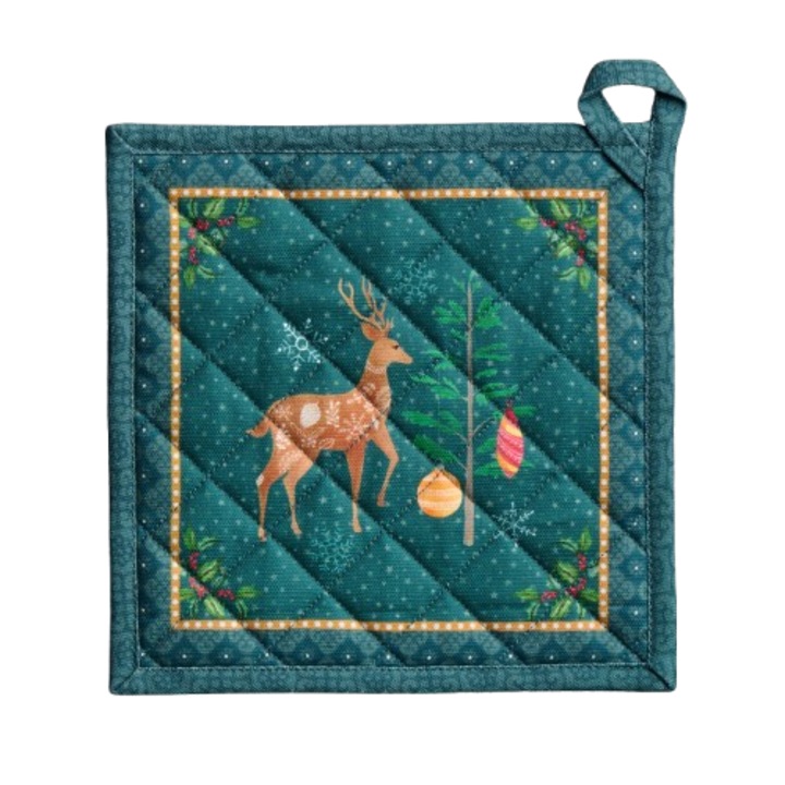 Set 2 suporti oala, Maison d' Hermine, Hygge Christmas, 8 x 8 cm