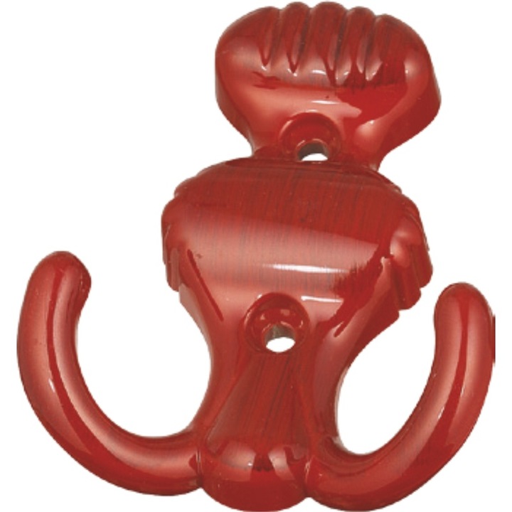 Cuier din plastic, H 85 mm, 3105-05, mahon