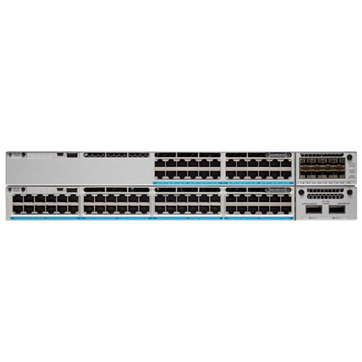 Switch Cisco Catalyst 9300 48 GE SFP portok, Moduláris Uplink, szürke