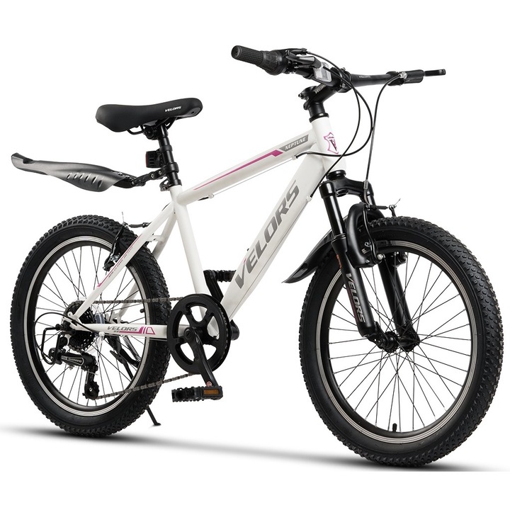 Kerékpár MTB-HT Velours Neptune 2.0 V20215G 20", fehér/lila/szürke