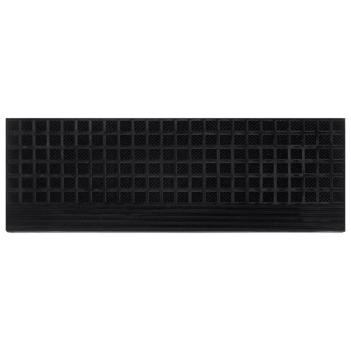 Trepte de scara vidaXL, 10 buc., 25x75 cm, cauciuc, 8.74 Kg