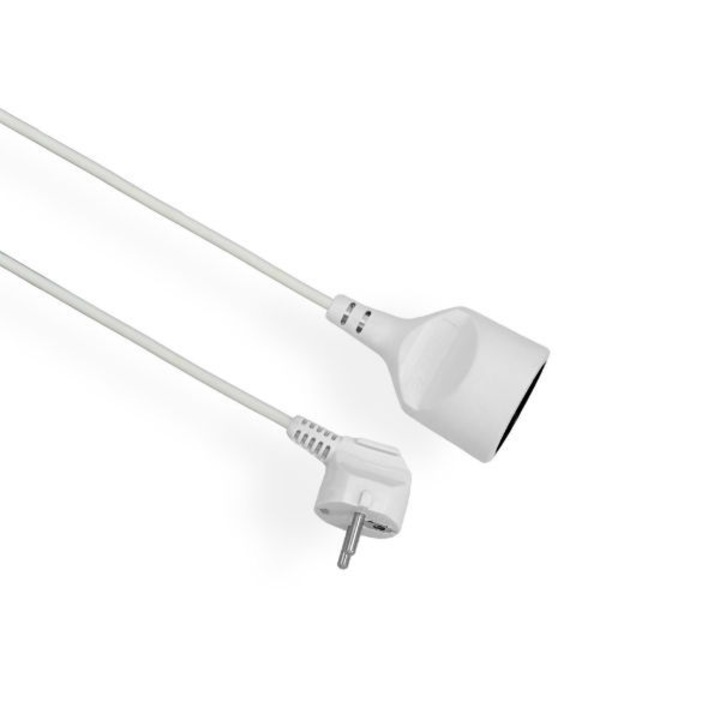 GAZDASÁGOS fehér hosszabbító kábel 3 aljzat z/u 5m OMY 3x1 EPS-305