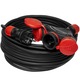 Cablu prelungitor cu 3 prize cu impamantare 3x1, 5mm 40mb IP54 W-98986