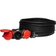 Cablu prelungitor cu 3 prize cu impamantare 3x1, 5mm 40mb IP54 W-98986