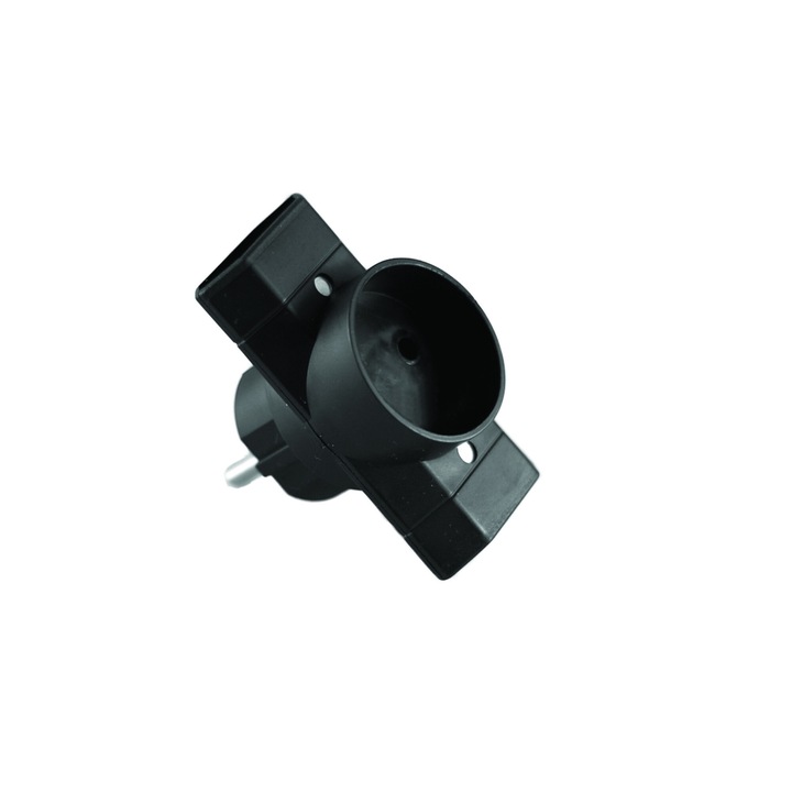 Разпределител 1 използвана розетка + 2 използвани EURO розетки черна R-12-2, Безопасност, ефективност