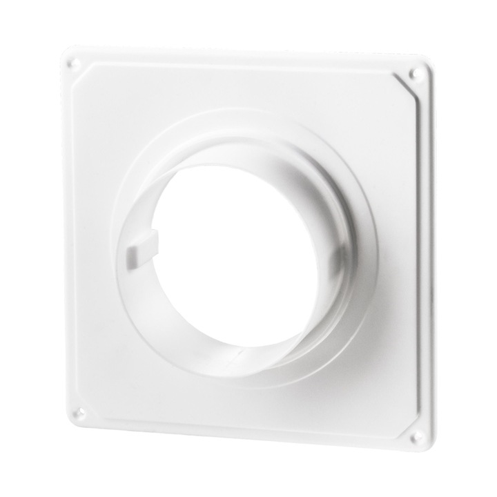 Placa fixare flansa, PVC, Ø 105 mm