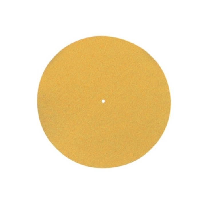 Mat din pasla pentru platan pick-up, Pro-Ject, culoare portocaliu