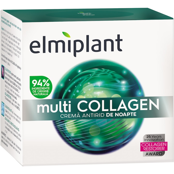 Нощен крем Elmiplant Multi Collagen, 50 мл
