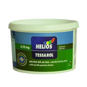 Chit acrilic pentru lemn, HELIOS TESSAROL, fag, 0.75kg Chit acrilic pentru lemn, HELIOS TESSAROL, fag, 0.75kg