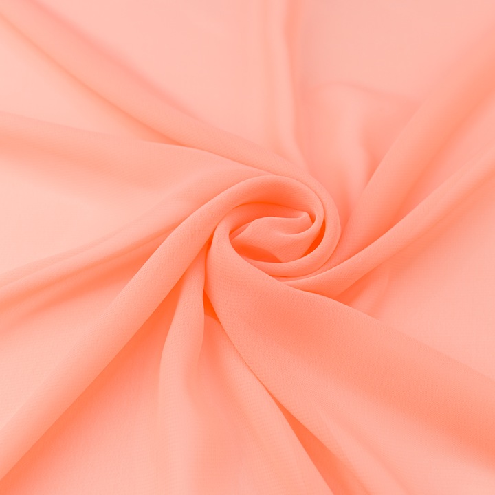 Tesatura Sifon Culoare Piersica Stralucitoare