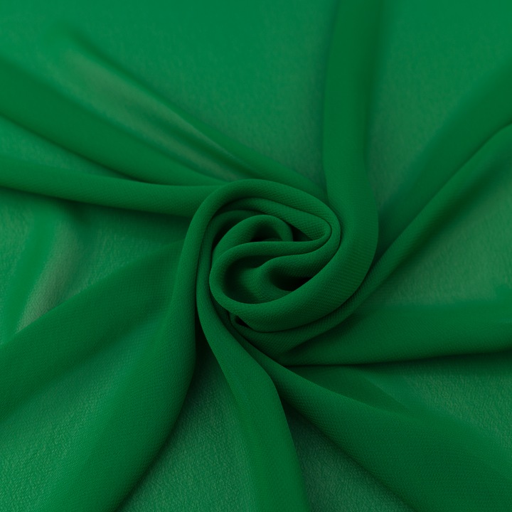 Шифон Плат Зелен цвят