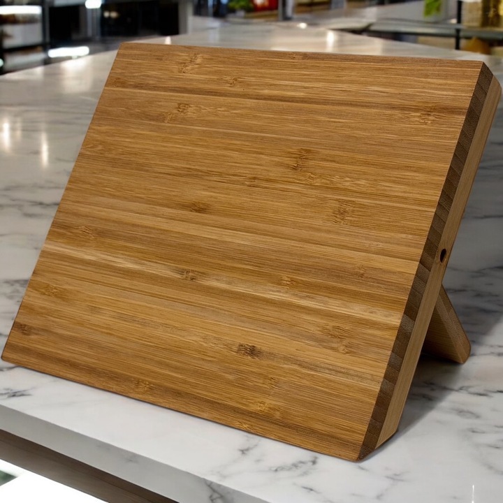 Suport Magnetic pentru Cutite, din Bambus Natural – Calitate Premium si Design Durabil, 24x20, 5x2, 7 cm