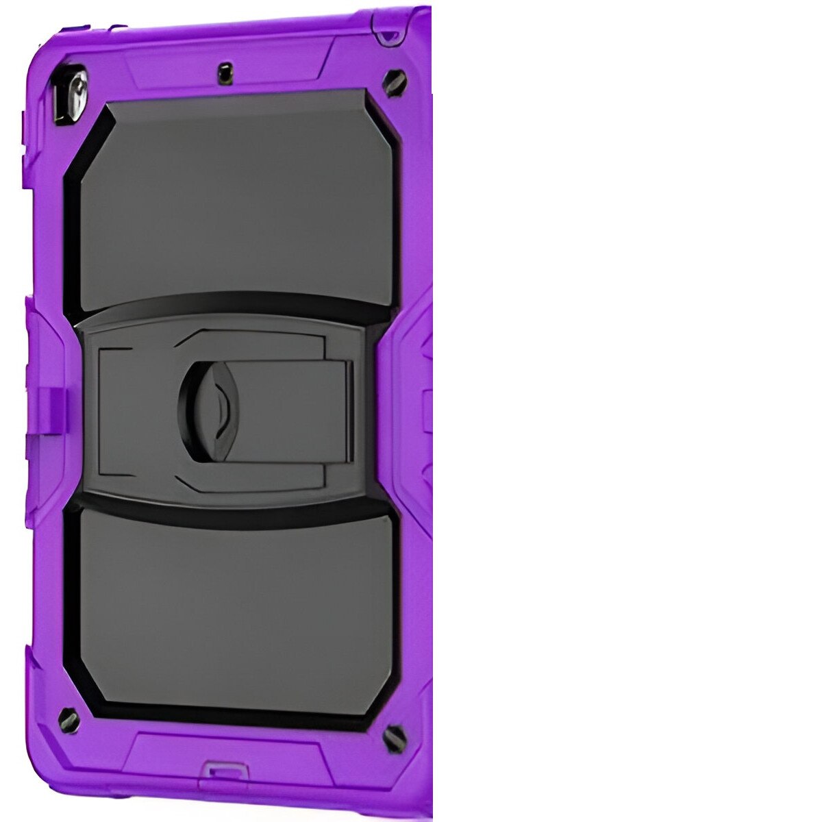Etui cu suport pentru iPad 10.2", fiolet, 2019/2020/2021, constructie tripla