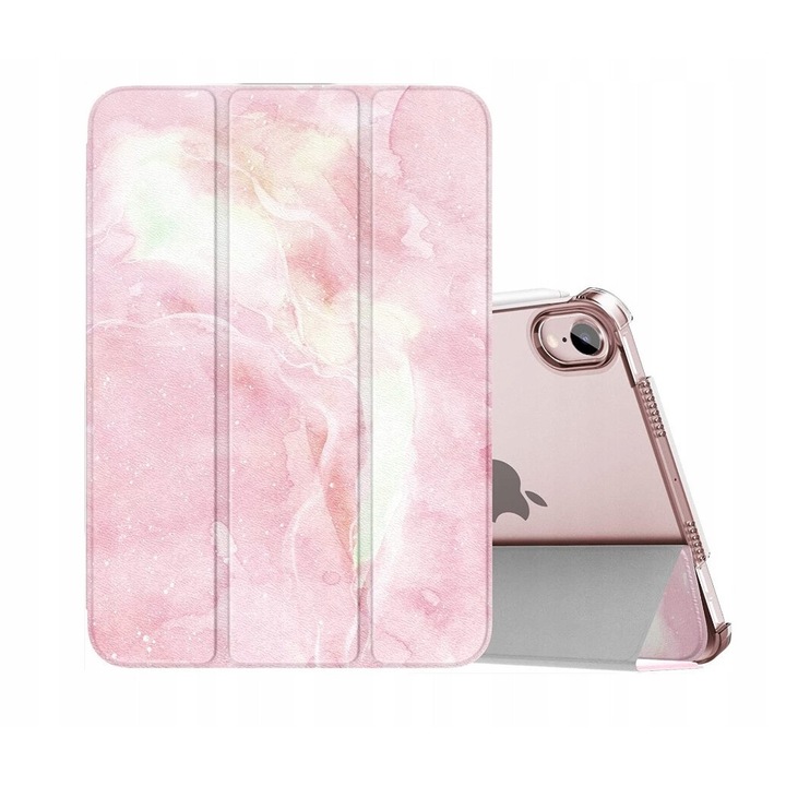 Etui pentru Tableta iPad Pro 11" 2021, roz, protectie completa, suport, design subtire