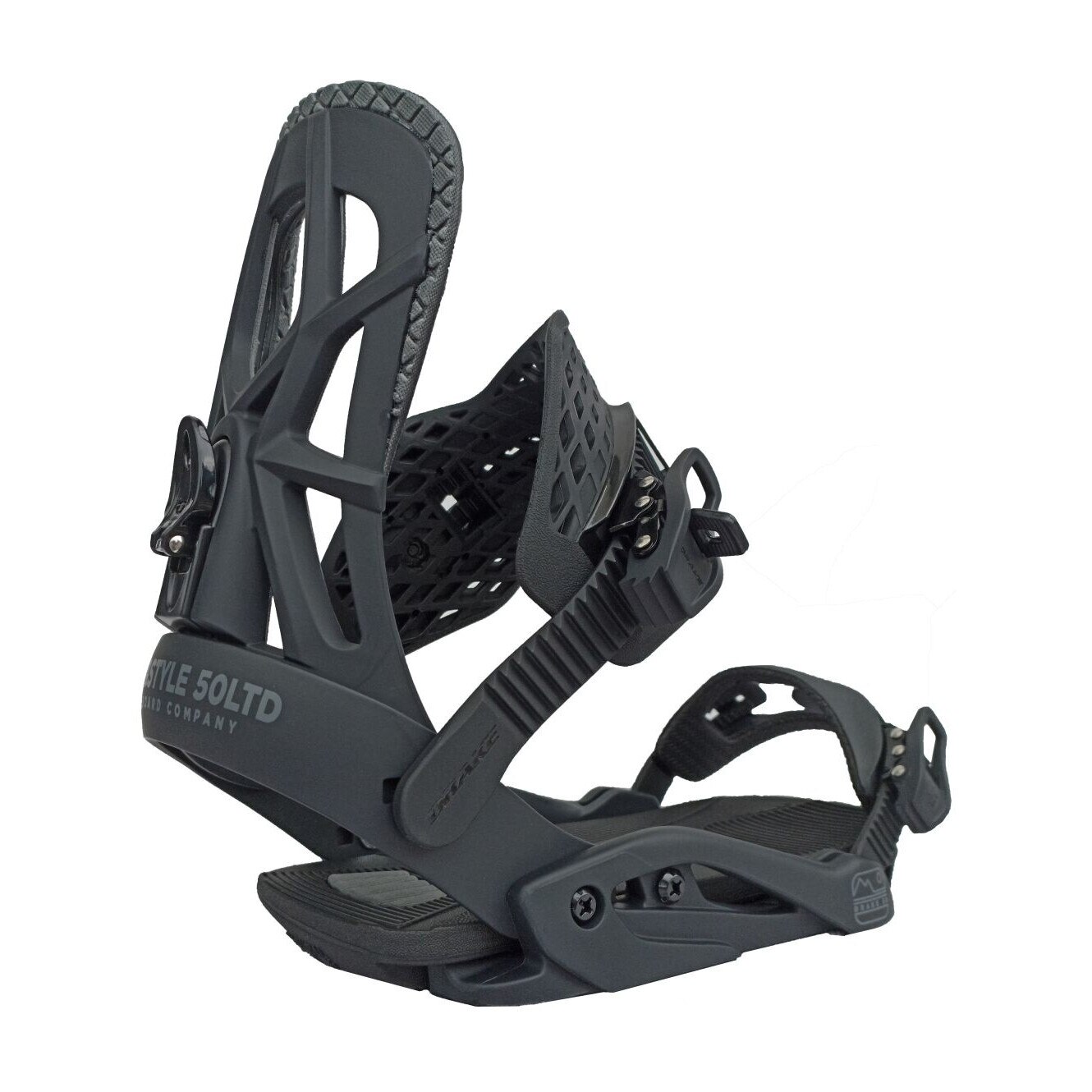 Legaturi snowboard Drake Fifty, M, negru, flex mediu, set unisex