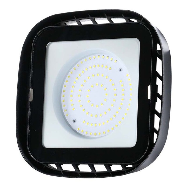 Lámpatest ipari csarnokokhoz, Alumínium, 200 W, 17540 lm, 6500K, IP65, 326 x 80 mm