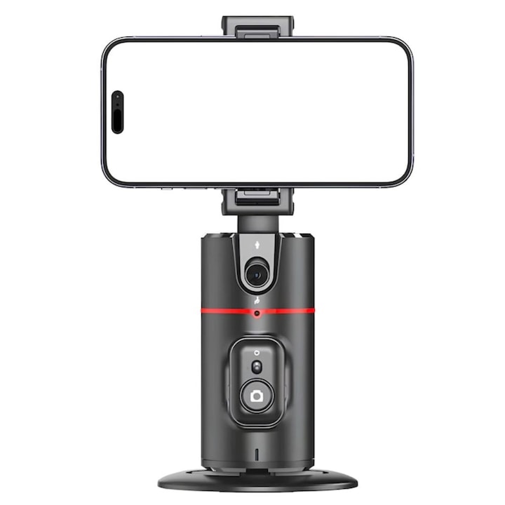 Стабилизатор на изображението за телефон, Gimbal, смарт, 360 въртене, разпознаване на лица, автоматично проследяване, преносим, AI проследяване, включено дистанционно управление, управление с жестове