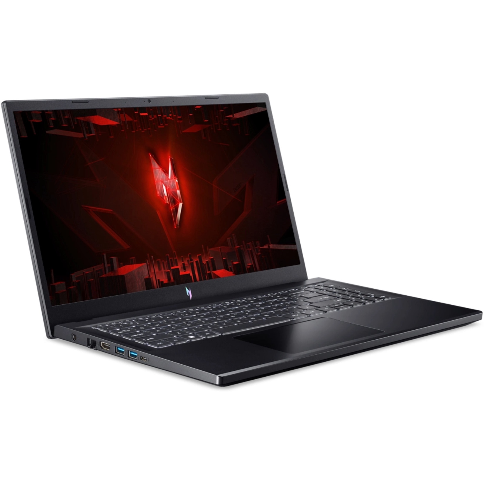 Laptop Acer Gaming 15.6'' Nitro V 15 ANV15-51, FHD IPS 165Hz, Procesor Intel® Core™ i5-13420H (12M Cache, up to 4.60 GHz), 16GB DDR5, 512GB SSD, GeForce RTX 4050 6GB, No OS, Obsidian Black