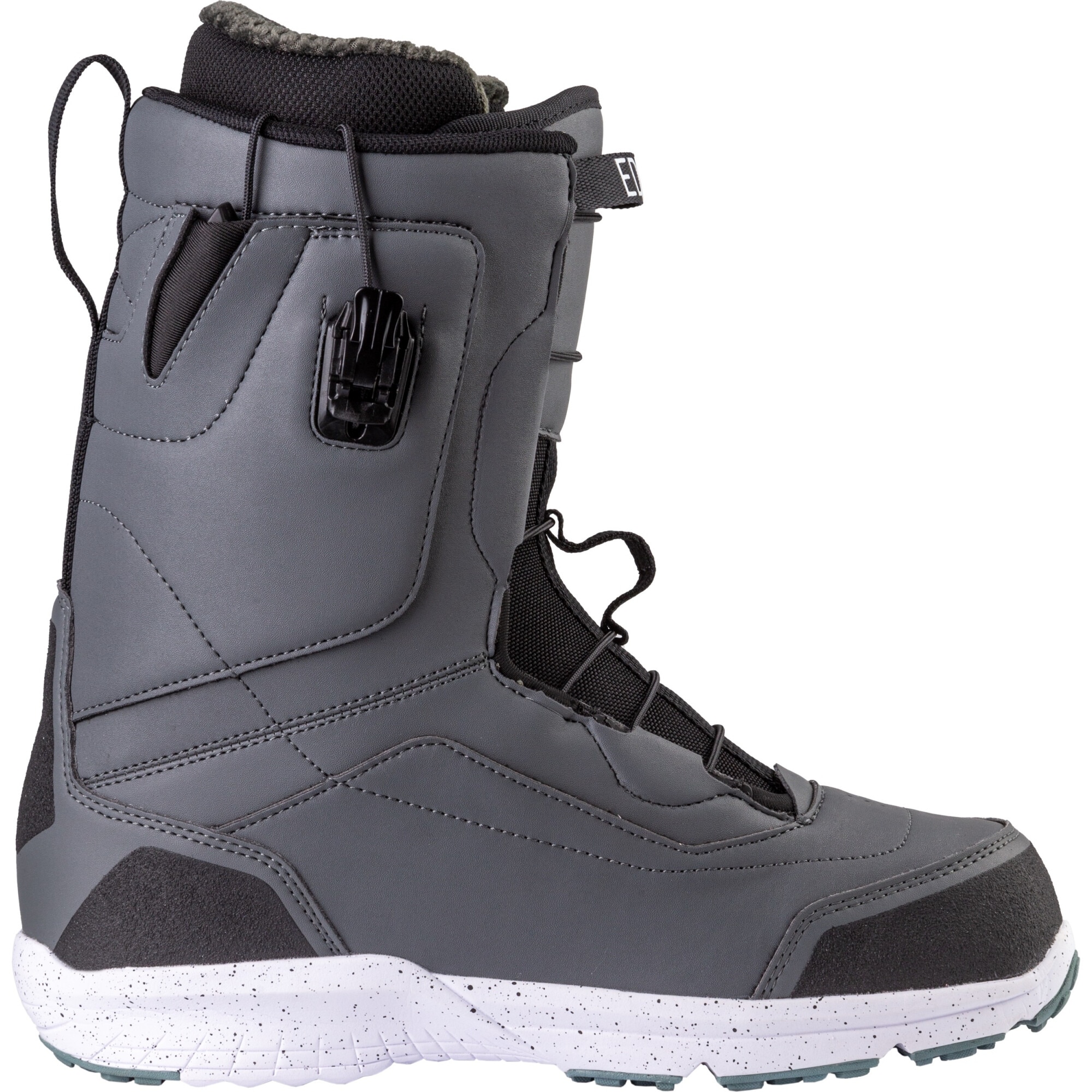 Ghete snowboard Northwave Edge SLS, gri, material sintetic, sistem