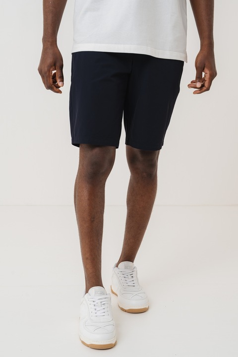 ARMANI EXCHANGE, Bermude chino cu talie medie, Negru