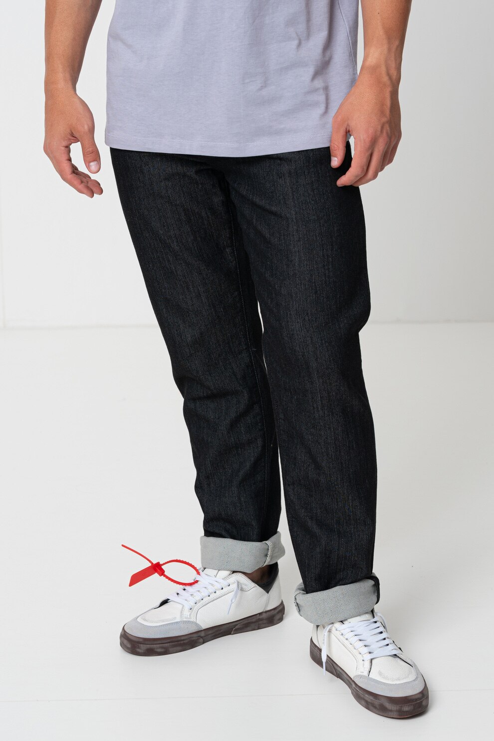 ARMANI EXCHANGE, Blugi cu croiala dreapta, Bleumarin, 32