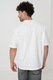 ARMANI EXCHANGE, Tricou cu decolteu la baza gatului si buzunar pe piept, Maro taupe/Alb murdar