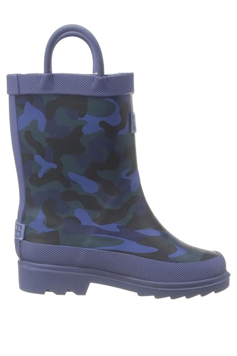 Детски гумени ботуши Regatta, камуфлажни, водоустойчиви, тъмносини, гумени