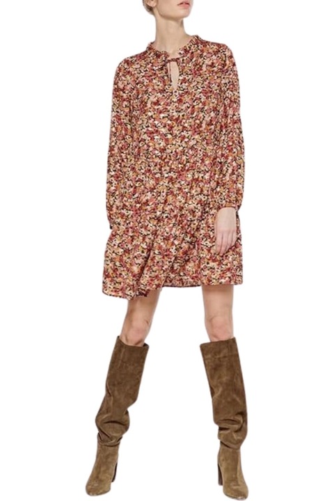 Női ruha Le Temps Des Cerises, virágos, bő, többszínű, poliészter, M INTL