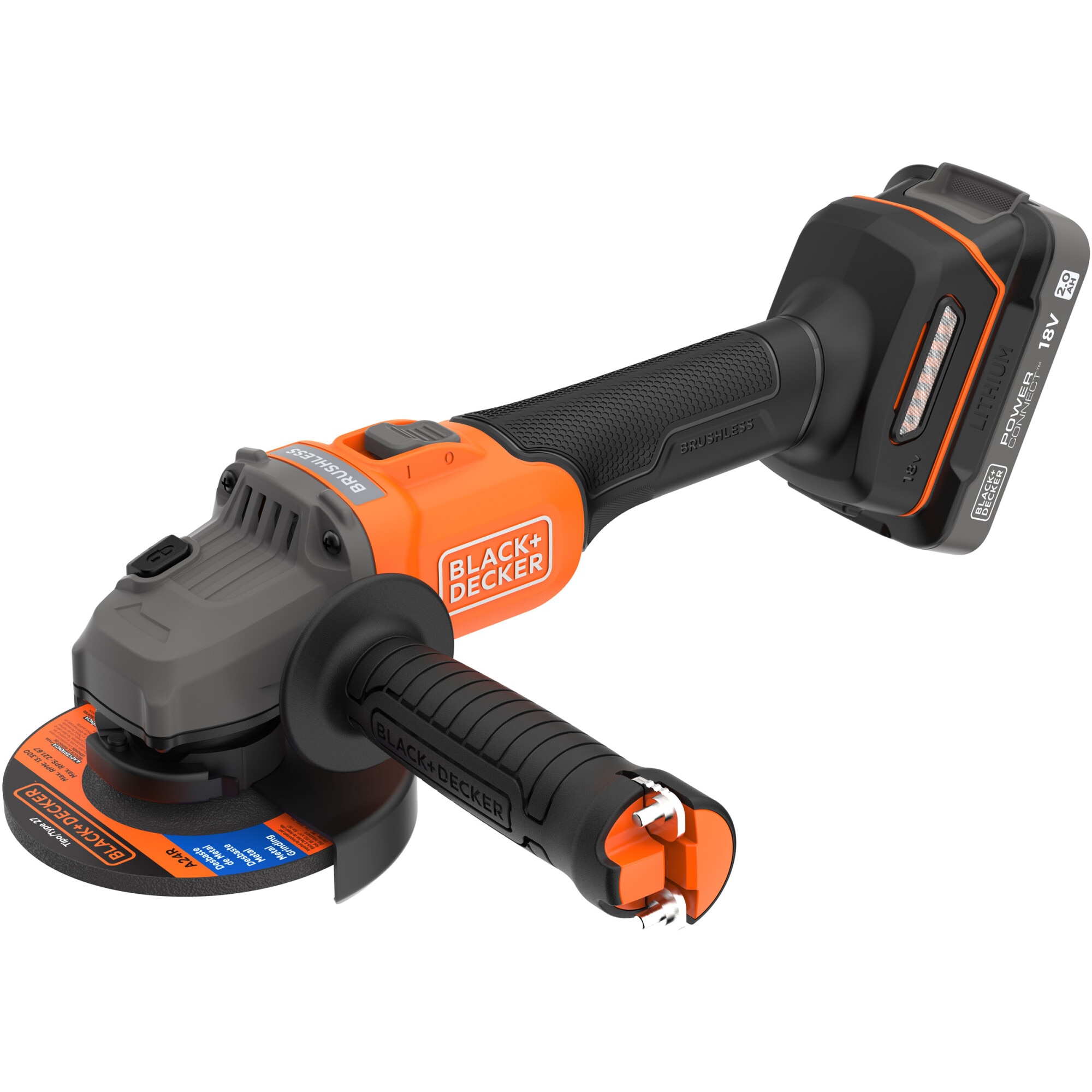 Polizor unghiular (flex) pe acumulator Black & Decker BCG6L8D1S