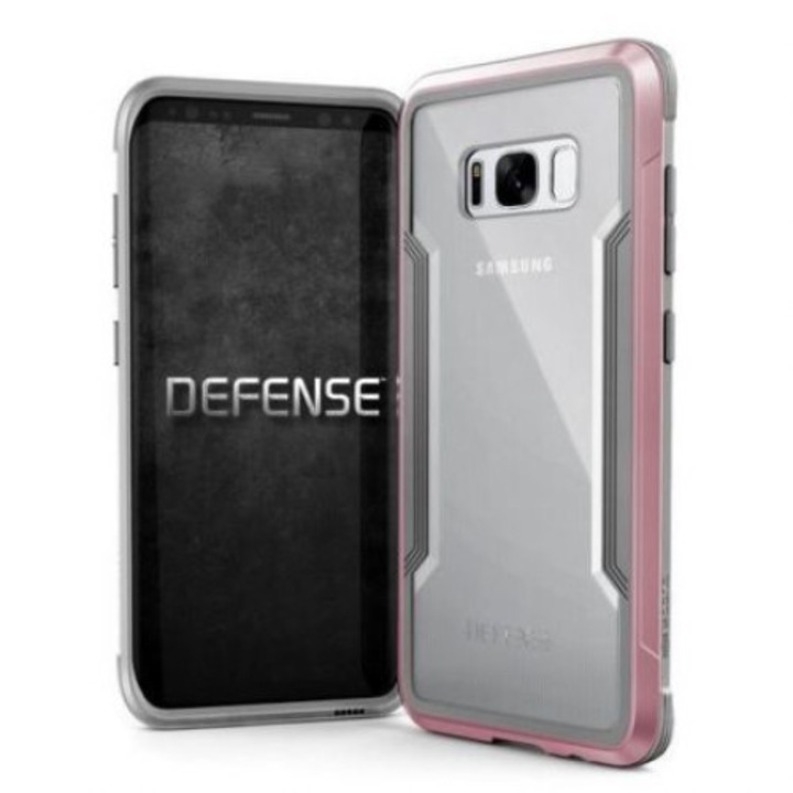 Удароустойчив кейс X-Doria Defense Shield за Samsung Galaxy S8, Розов
