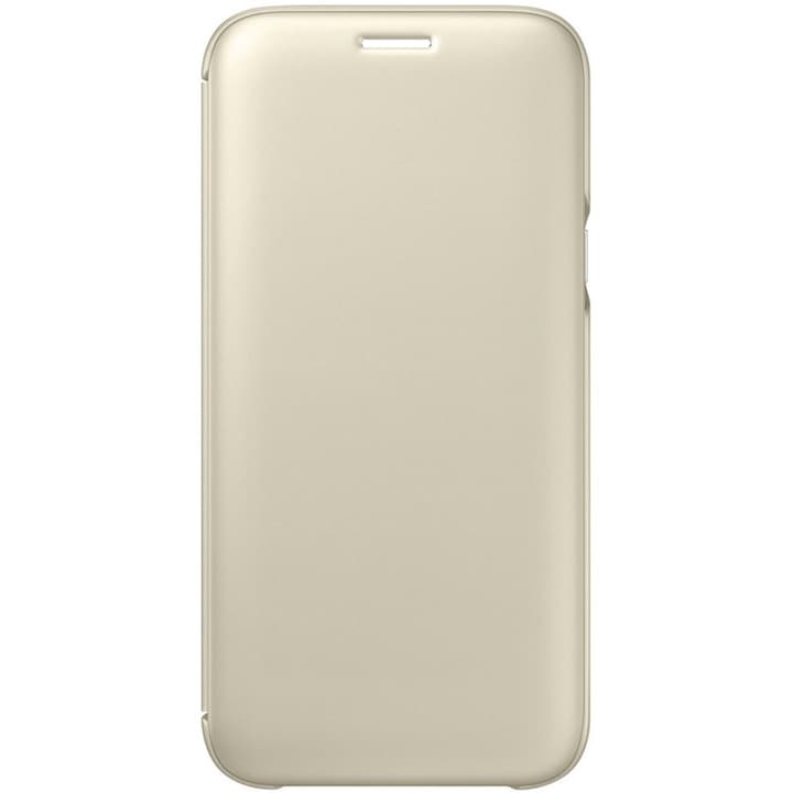 Husa de protectie Samsung Wallet Cover pentru Galaxy J5 2017, Auriu