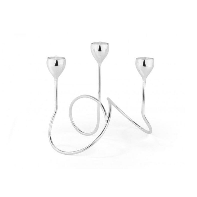 Suport lumanare cu trei brate Riccio Bredemeijer