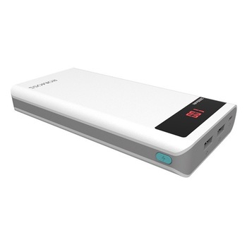 Acumulator extern ROMOSS Sense 6P 20000 mAh, 2x USB, afisaj digital LED, alb Acumulator extern ROMOSS Sense 6P 20000 mAh, 2x USB, afisaj digital LED, alb