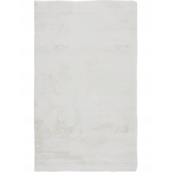 Килим, MD, Rabbit-Foxy, Oekotex сертификат за безопасност, може да се пере в пералня, нехлъзгащ се, правоъгълник, 12 мм, 70x140 см, 1,35 кг/м², полиестер, кремав