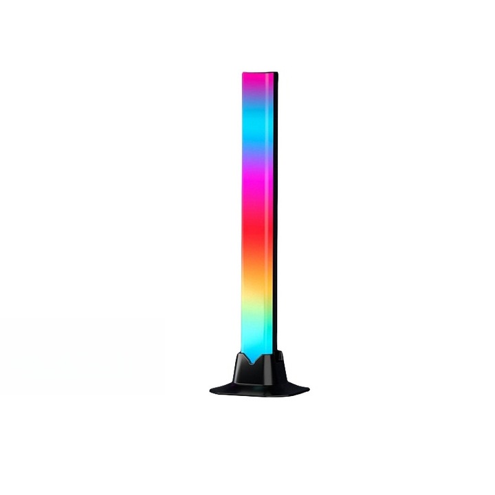 Lumina neon, control vocal, efect de lumina RGB, conexiune in infrarosu Bluetooth APP, 16 milioane de culori, 300ML, unghi de lumina 270°, sursa de alimentare USB
