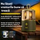 Преносим саундбар, Bluetooth 5.3, 1800 Mah, IPX5 водоустойчив, 60dB, светлина за творческа атмосфера, маслиненозелен