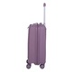 Troler cabina avion, cu buzunar frontal, Marime S, 55x36x20 cm, 4 roti cu rotatie 360° silentioase, material Polipropilena special flexibil anti-casabil, Mov, 166, CASLON ®