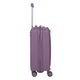 Troler cabina avion, cu buzunar frontal, Marime S, 55x36x20 cm, 4 roti cu rotatie 360° silentioase, material Polipropilena special flexibil anti-casabil, Mov, 166, CASLON ®