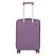 Troler cabina avion, cu buzunar frontal, Marime S, 55x36x20 cm, 4 roti cu rotatie 360° silentioase, material Polipropilena special flexibil anti-casabil, Mov, 166, CASLON ®