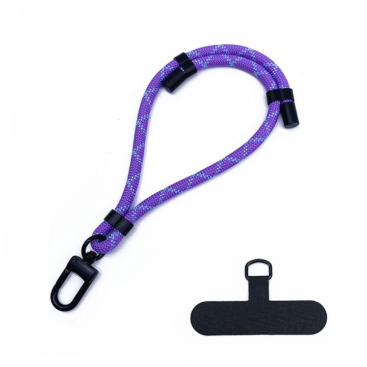 Snur Universal pentru telefon, curea antifurt pentru majoritatea smartphone-urilor, RWS1 - Mov