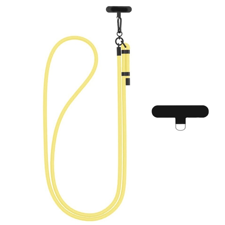 Snur Universal pentru telefon, curea antifurt pentru majoritatea smartphone-urilor, suport reglabil pentru umar, RCS1 - Auriu