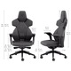 Noblechairs DAWN TX GRANITE gaming szék Szövet Szürke (NBL-DAW-TX-GRT) (NBL-DAW-TX-GRT)
