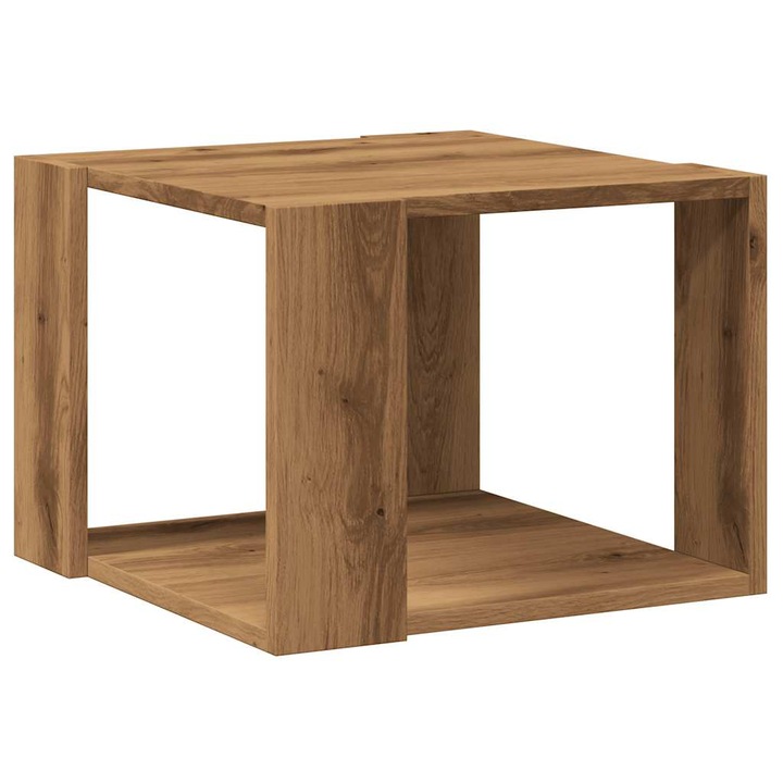 Комплект кафе маси vidaXL, дъб сонома, 40x40x30 см, инженерно дърво, 3.95 Kg