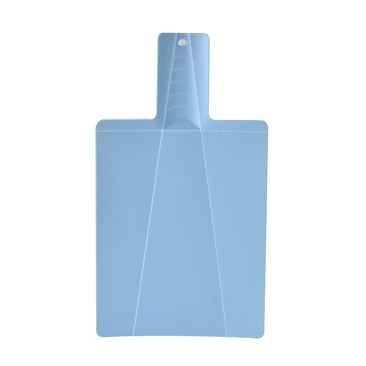 Tocator pliabil albastru 21.5x38cm cu maner moale si picioruse antiderapante