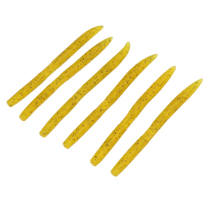 Комплект примамки за риболов с червеи от юфка, изкуствена примамка от PVC, устойчива на ухапвания от червеи Enforose